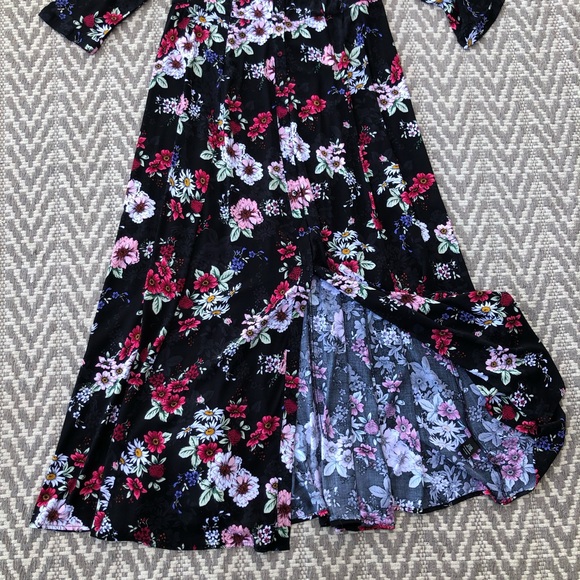 Torrid maxi challis button front shirt dress size 1 - Picture 10 of 16